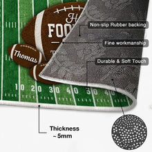Load image into Gallery viewer, Personalized Football Doormat Custom Welcome Gift for Fans
