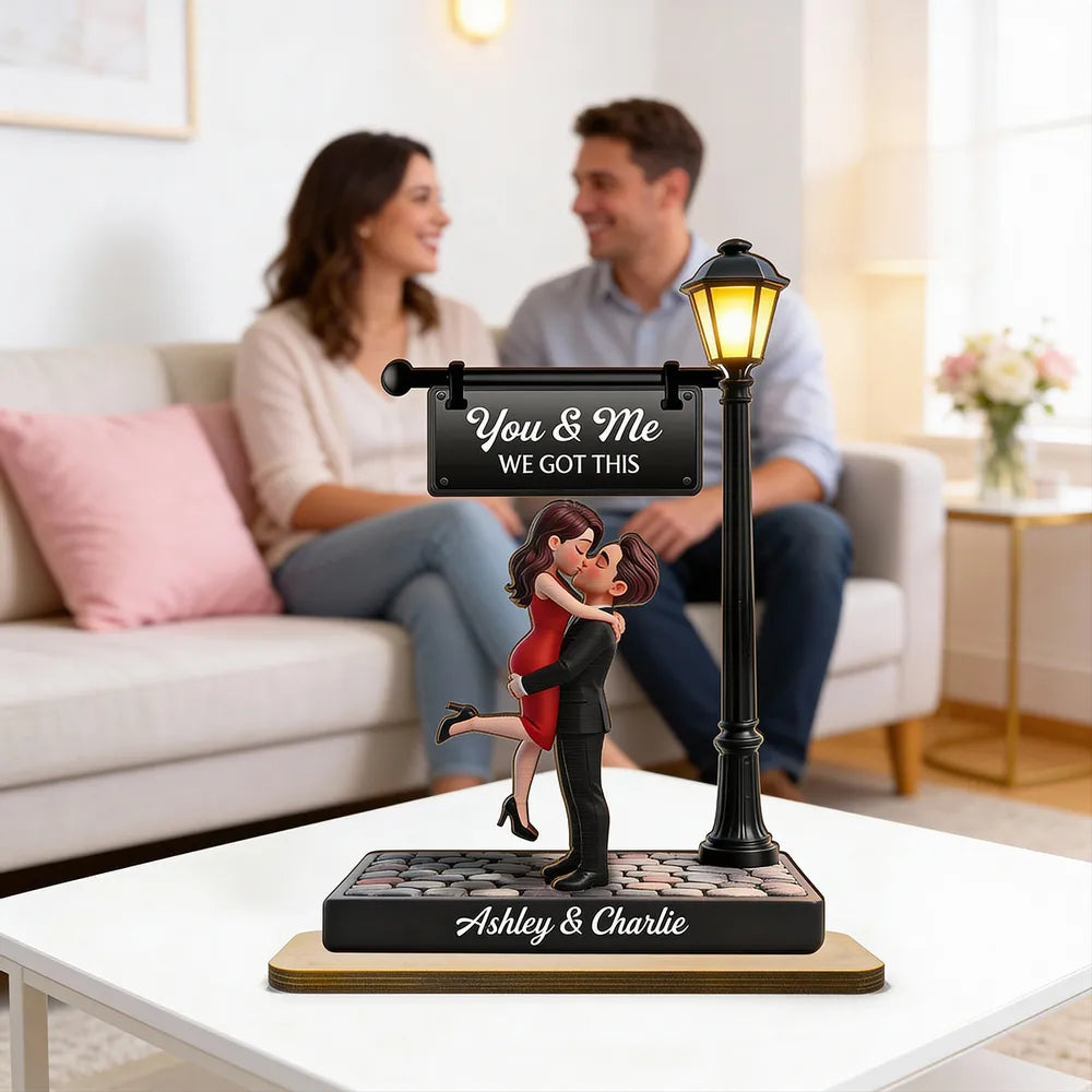 Personalized Couple Figurine Romantic Gift - Anniversary Keepsake Plaque MagicInPrints