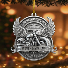 Load image into Gallery viewer, Some Walk Into Heaven - Personalized Ornament for Motorcycle Lovers Ornament MagicInPrints

