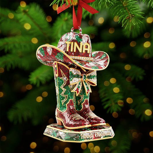 Personalized Gifts For Cowboy Christmas Ornament Ornament MagicInPrints