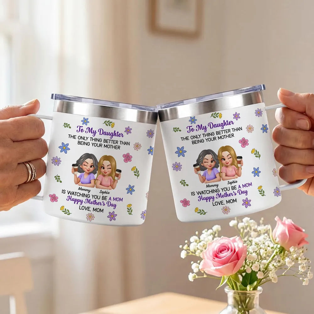 Personalized Mother's Day Mug for Daughter - Sentimental Gift with Custom Names Cup MagicInPrints