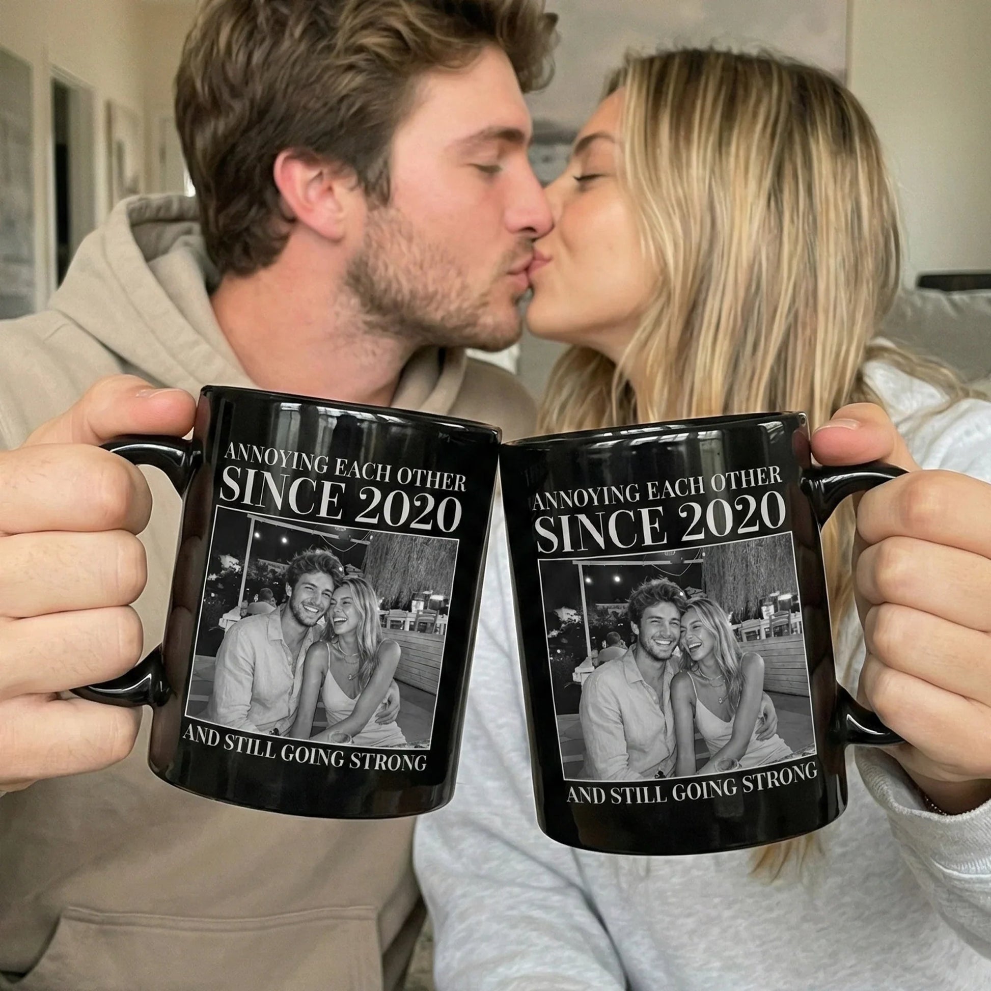 Personalized Couples Mug for Anniversary - Funny Gift Since 2020 Cup MagicInPrints