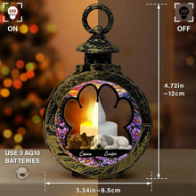 Load image into Gallery viewer, Illuminate Your Memories – Personalized Candlelight Lantern Ornament – Gift for Dog Lovers Lantern Ornament MagicInPrints
