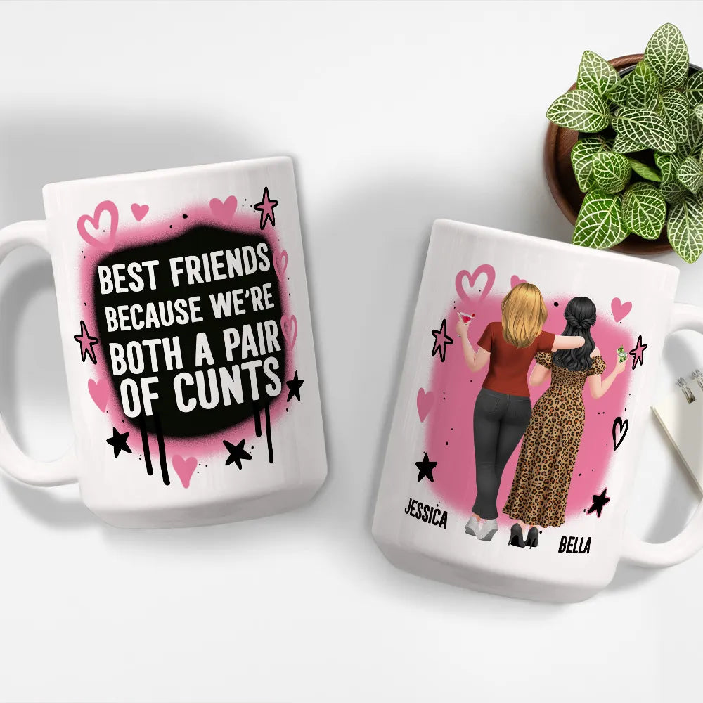 Personalized Best Friends Mug for Women - Funny Friendship Gift Cup MagicInPrints