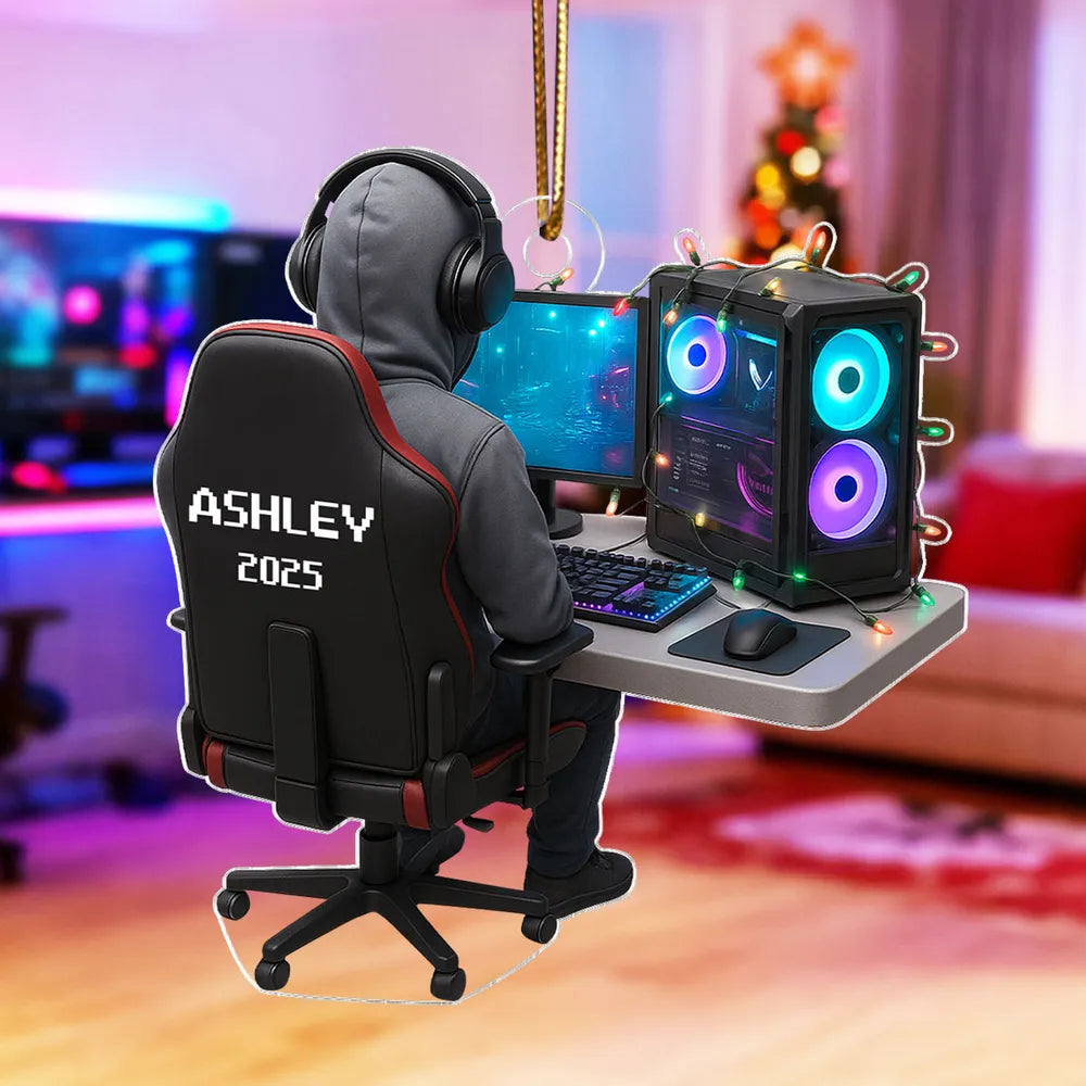 Personalized Gamer Christmas Ornament for Gamers - Holiday Gift Ornament MagicInPrints