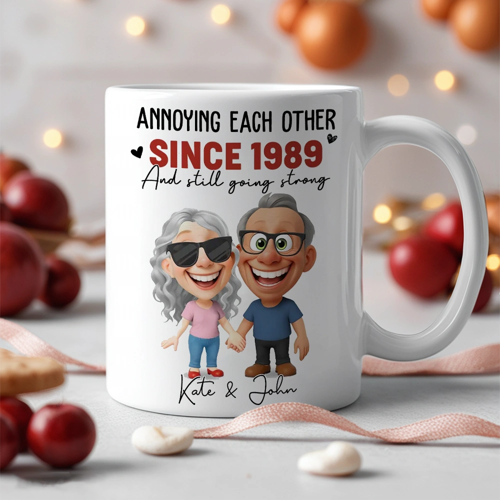 Personalized Anniversary Mug for Couples - Funny Gift Since 1989 Cup MagicInPrints