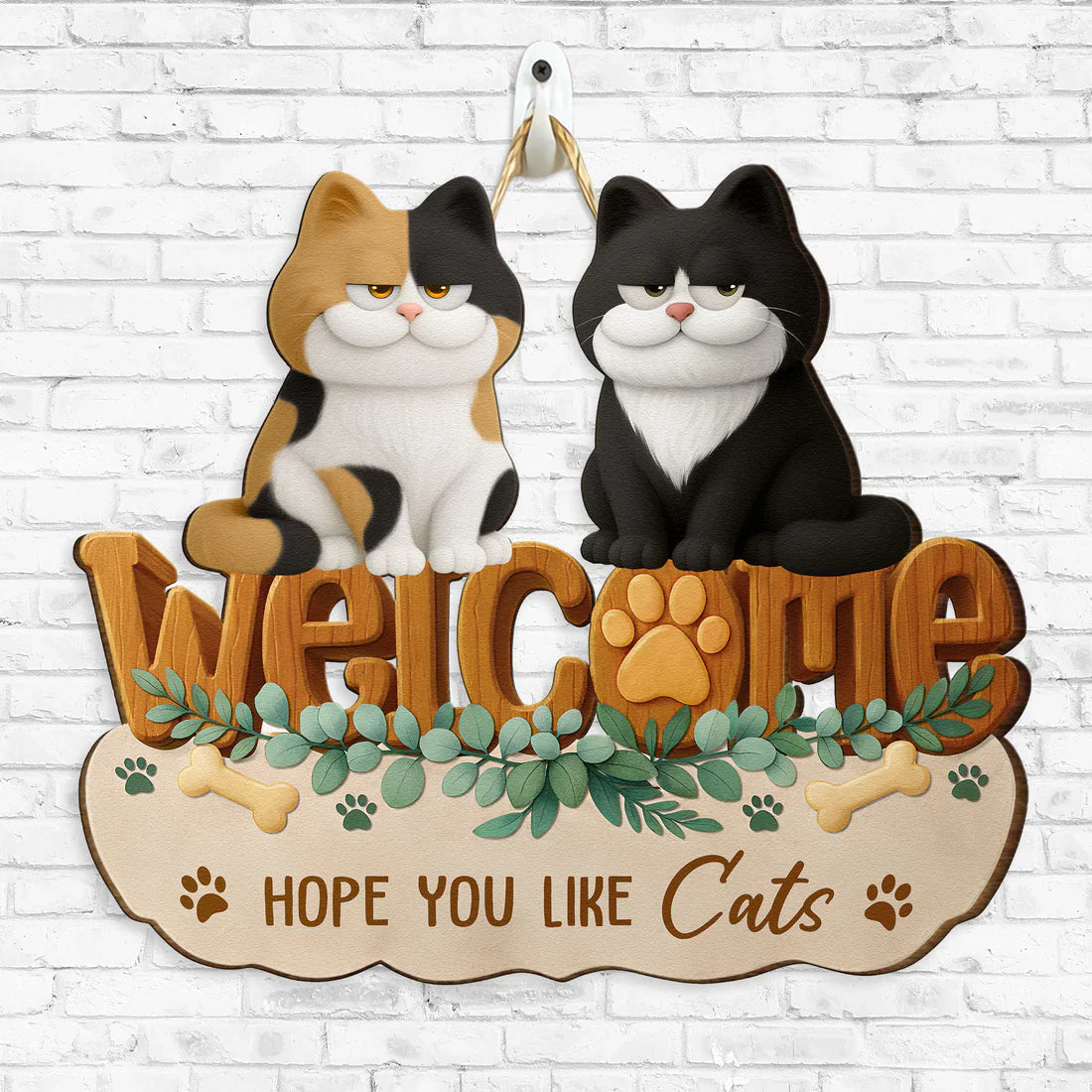 Personalized Dog Welcome Sign for Dog Lovers - Home Decor Sign MagicInPrints