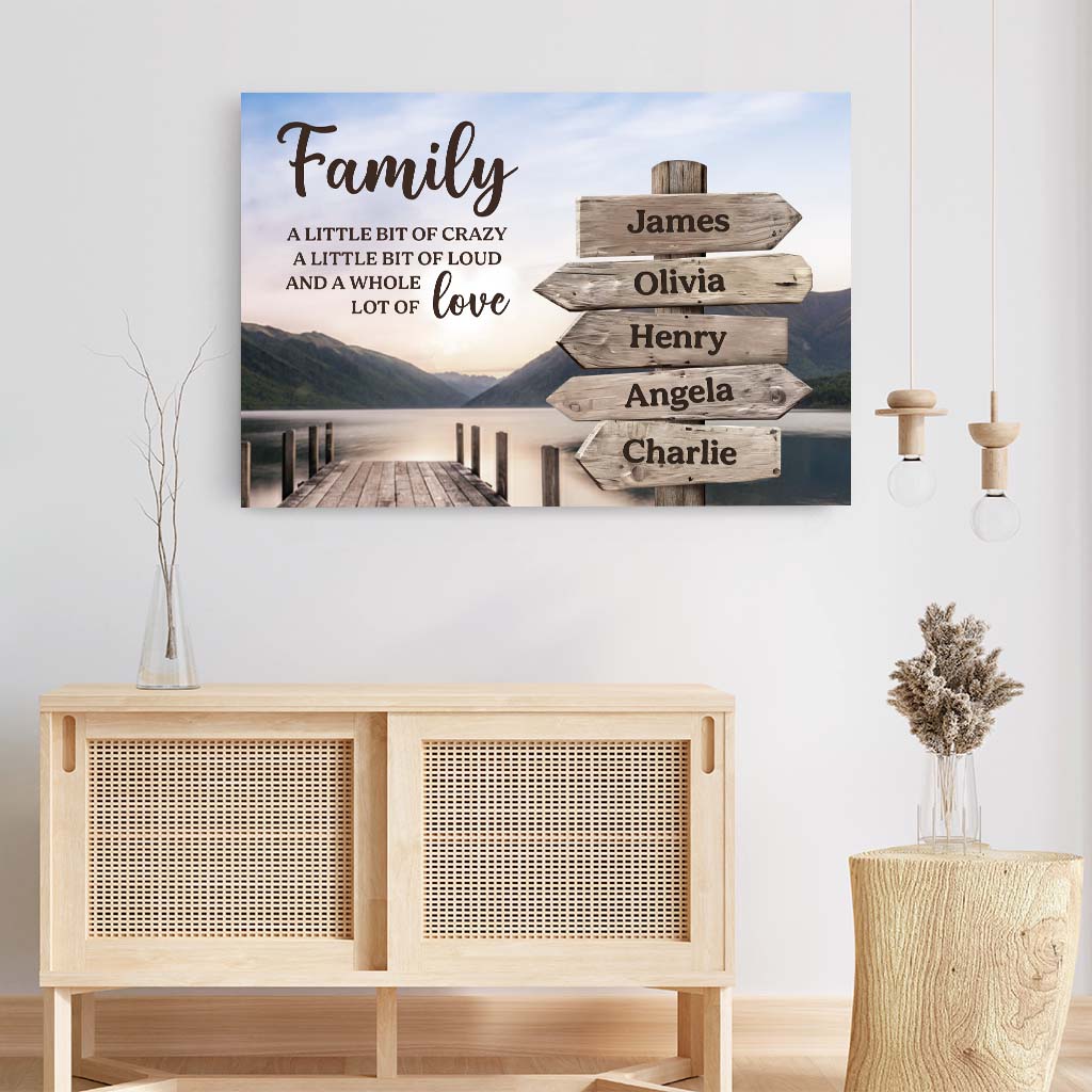 Personalized Family Canvas Art for Home Decor - Sentimental Gift Poster or Canvas MagicInPrints