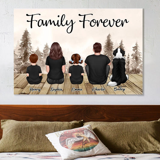 Personalized Family Canvas Wall Art for Home Decor - Sentimental Gift Poster or Canvas MagicInPrints