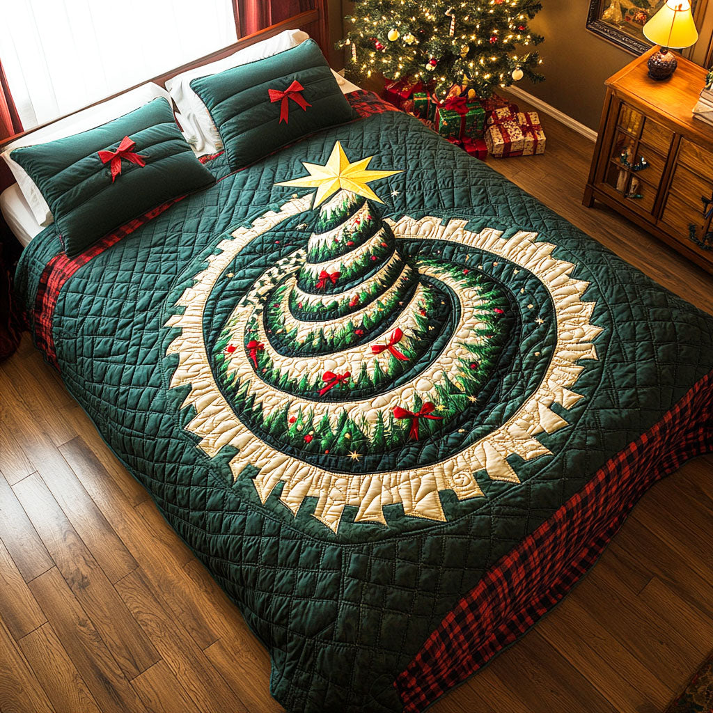 Wrap Yourself in Love – Personalized 3-Piece Quilted Bedding Set – Gift for Family Quilted Bedding Set V2 MagicInPrints