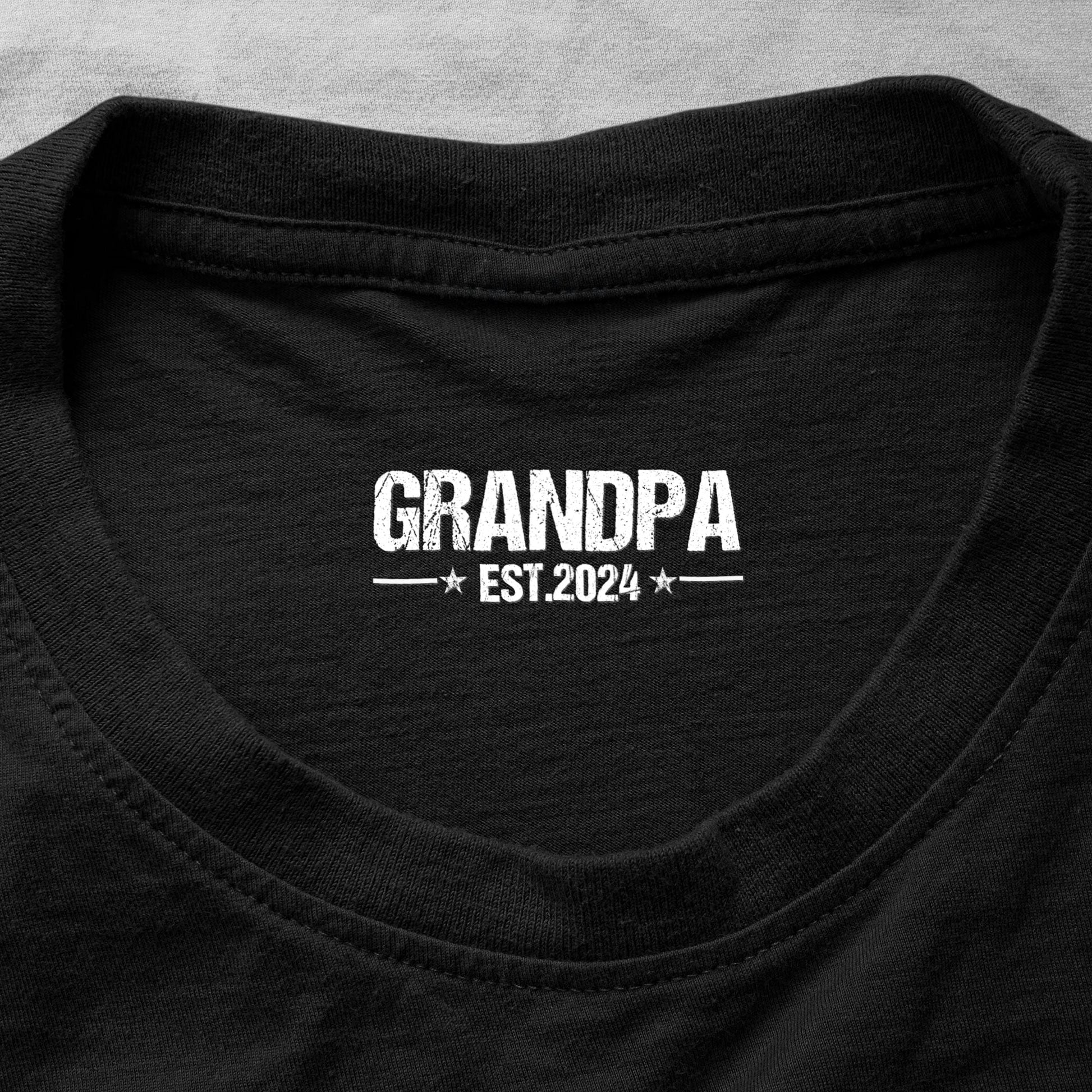 Personalized Grandpa T-Shirt for Family Bonding - Custom Names Gift Cloth MagicInPrints