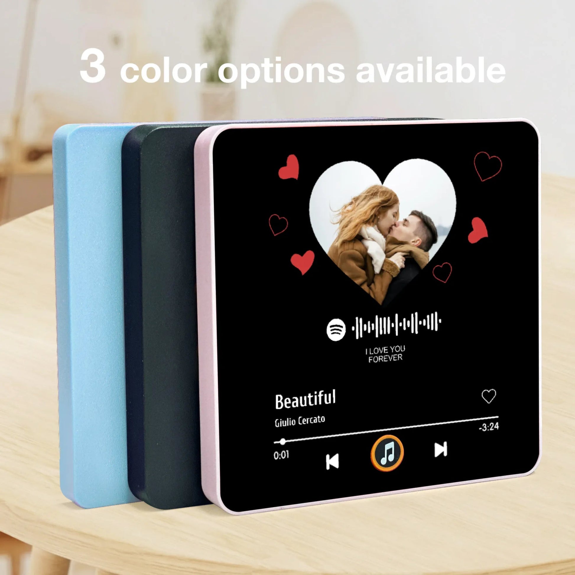 Custom Spotify Music Plaque for Couples - Romantic Gift for Christmas Fridge Magnet MagicInPrints
