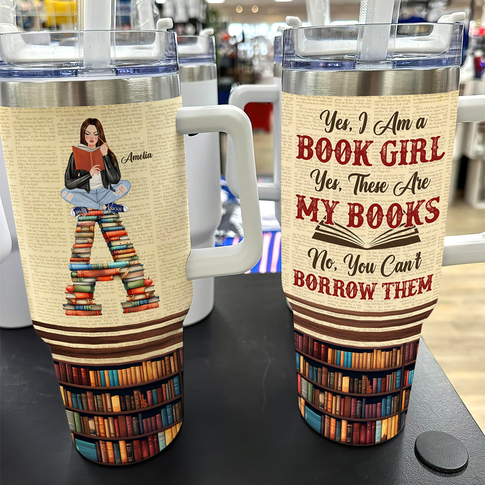 Personalized Tumbler for Book Lovers - Customizable Gift for Readers Tumbler Cup PopCulturePrints