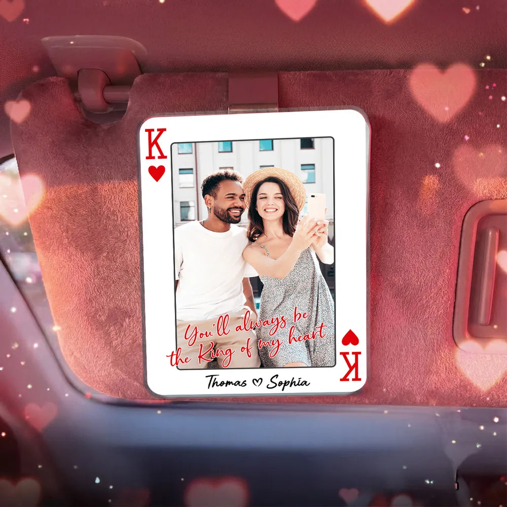 Personalized Photo Car Air Freshener for Couples - Romantic Gift Car Hanger MagicInPrints