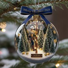 Load image into Gallery viewer, Celebrate the Spirit of Lineman - Personalized Christmas Ornament Ornament MagicInPrints
