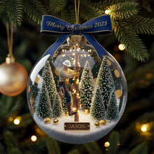 Load image into Gallery viewer, Celebrate the Spirit of Lineman - Personalized Christmas Ornament Ornament MagicInPrints
