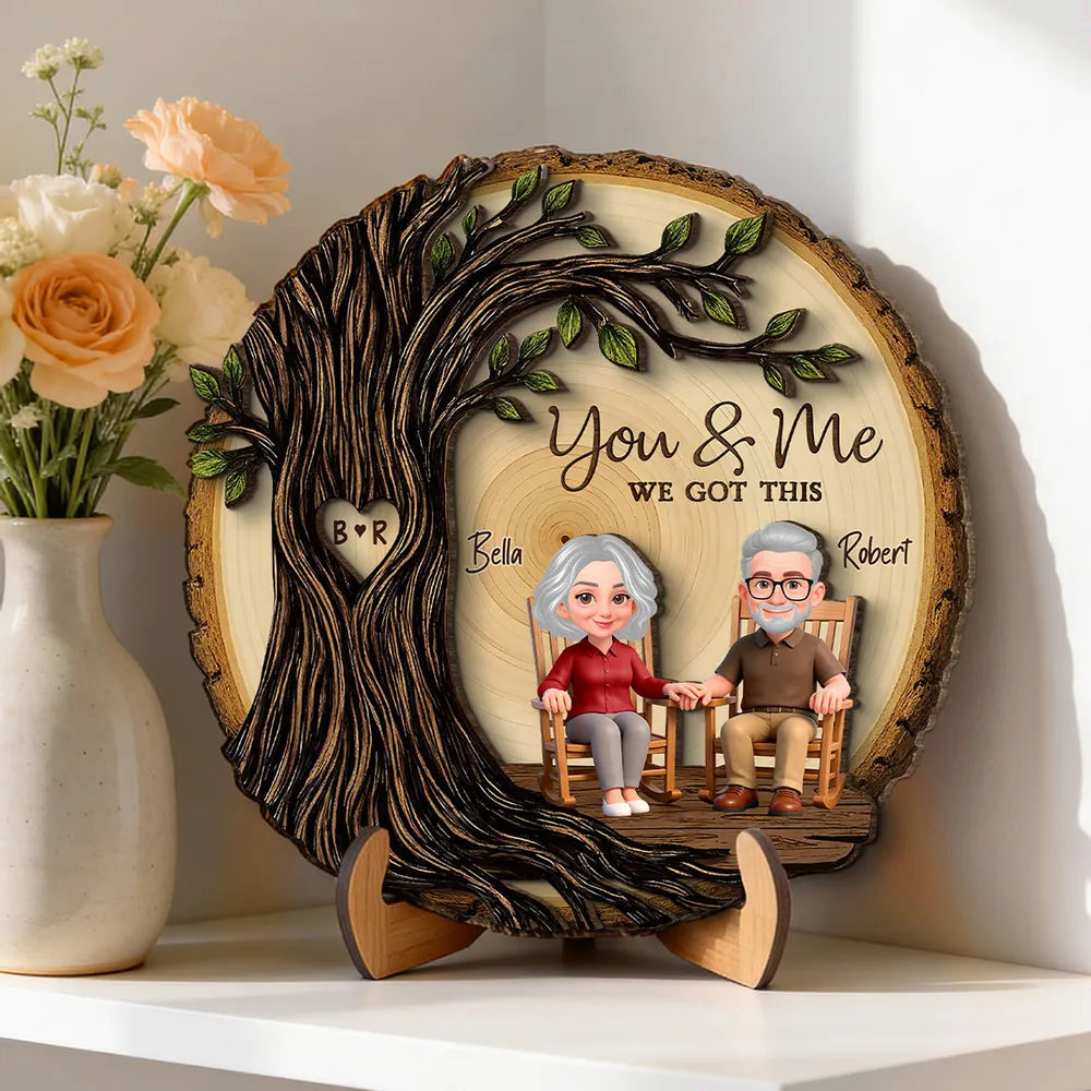 Personalized Wooden Anniversary Plaque for Couples - Sentimental Home Decor Gift Plaque MagicInPrints