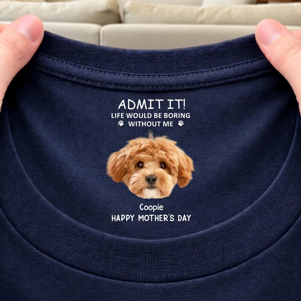 Custom Dog Face T-Shirt for Dog Lovers - Mother's Day Gift Cloth MagicInPrints
