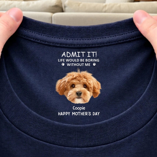 Custom Dog Face T-Shirt for Dog Lovers - Mother's Day Gift Cloth MagicInPrints