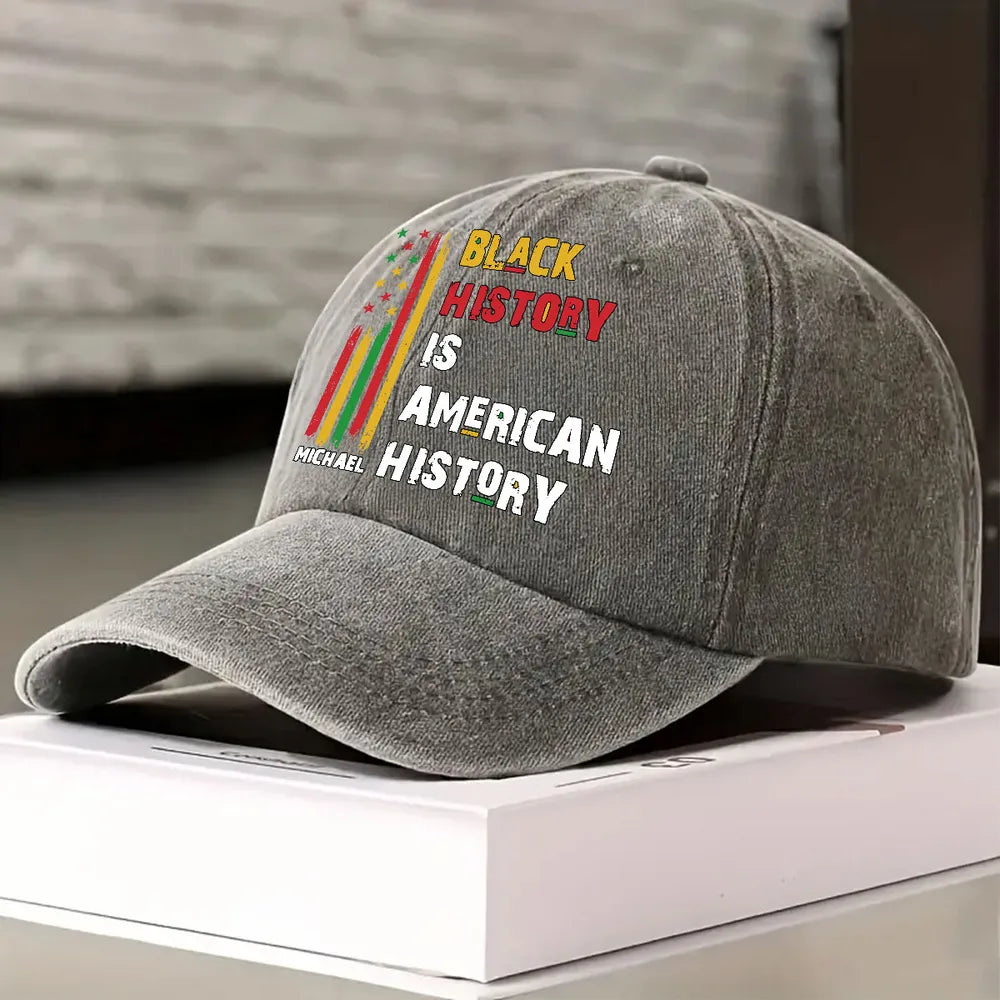 Customizable Black History Baseball Cap for Adults - Heritage Celebration Hat MagicInPrints