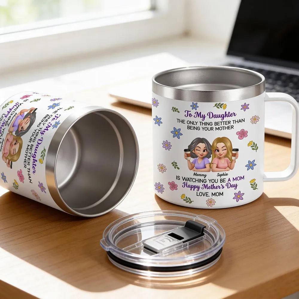 Personalized Mother's Day Mug for Daughter - Sentimental Gift with Custom Names Cup MagicInPrints