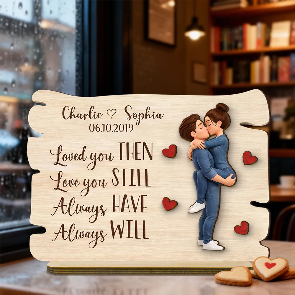 Personalized Wooden Plaque for Couples - Romantic Anniversary Gift Plaque MagicInPrints
