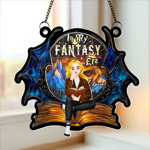 Personalized Fantasy Book Lover Suncatcher Ornament Ornament PopCulturePrints