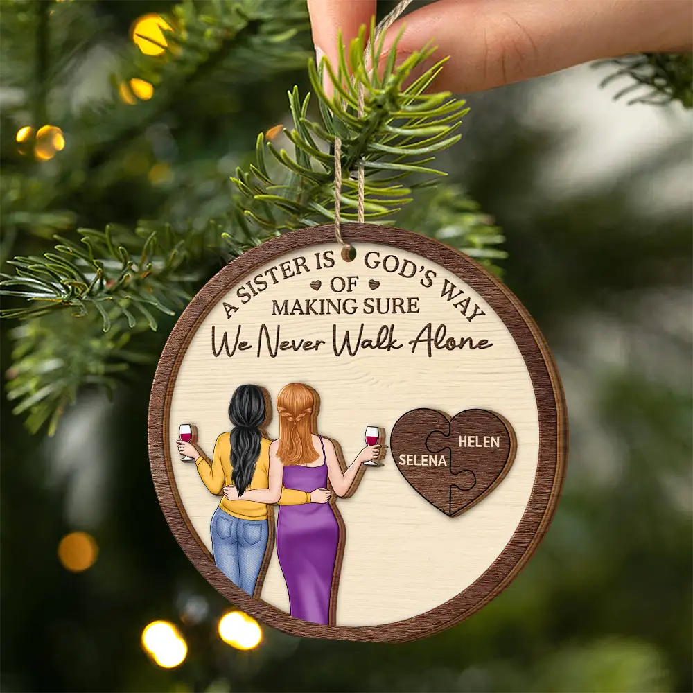 Personalized Friendship Ornament for Women - Sentimental Gift for Best Friends Ornament MagicInPrints