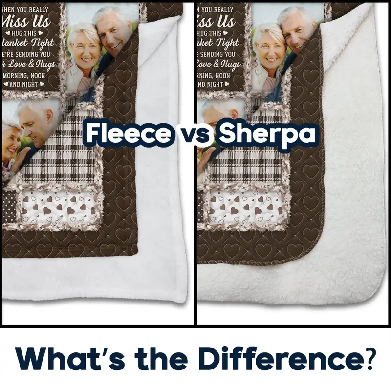 Personalized Photo Blanket for Grandparents - Heartfelt Gift for Family Love Blanket MagicInPrints