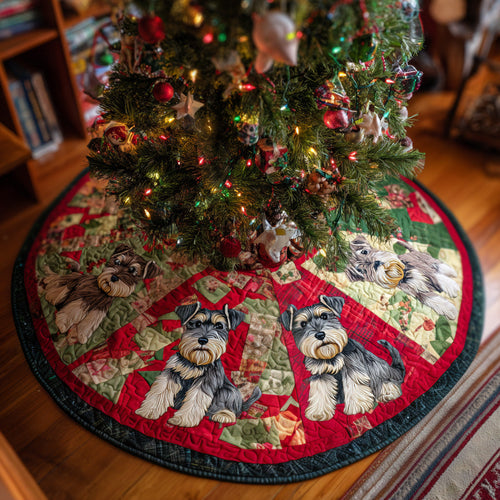 Celebrate Your Furry Friend – Personalized Christmas Tree Skirt – Gift for Dog Lovers Quilted Tree Skirt MagicInPrints
