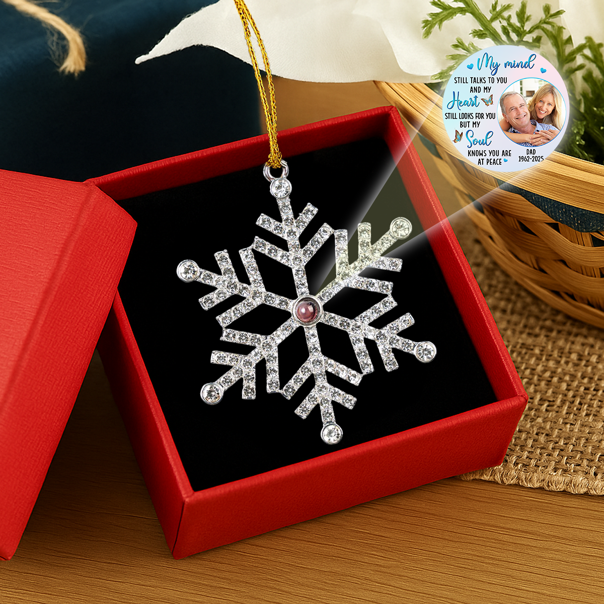 Personalized Memorial Snowflake Ornament for Family - Sentimental Christmas Keepsake Ornament MagicInPrints