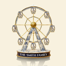 Load image into Gallery viewer, “Family Togetherness in Celebration!” - Personalized Snowman Family Acrylic Plaque - Custom Gift for Christmas, Family and Friends Shaped Plaques MagicInPrints
