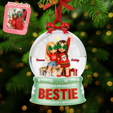 Load image into Gallery viewer, &quot;Congrats on Being My Bestie!&quot; - Personalized Custom Acrylic Ornament for Friends, Ideal Gift for Christmas Ornament MagicInPrints
