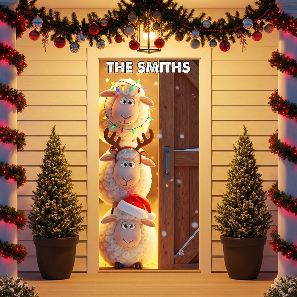 Bring Home the Farm Fun - Personalized Farm Animals Door Cover Door Covers MagicInPrints