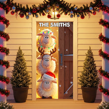 Load image into Gallery viewer, Bring Home the Farm Fun - Personalized Farm Animals Door Cover Door Covers MagicInPrints
