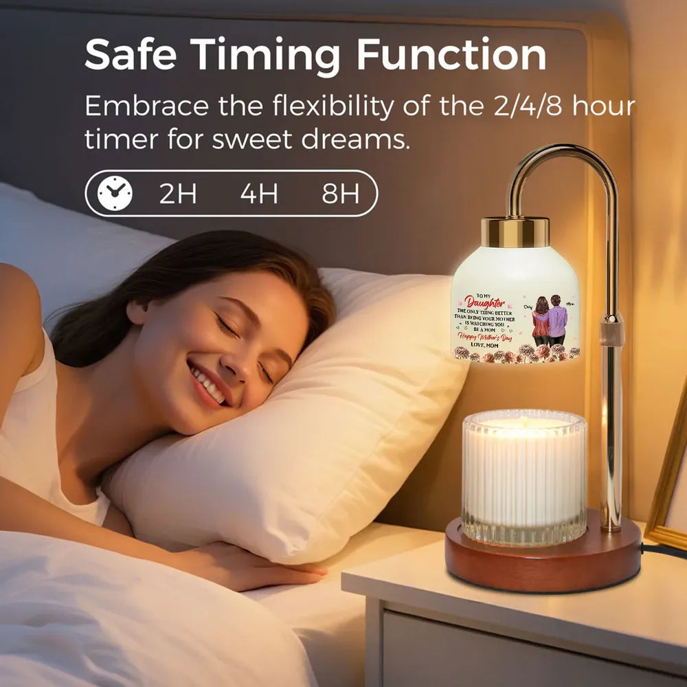 Personalized Mother's Day Lamp for Daughter - Sentimental Gift with Custom Message Lamp MagicInPrints