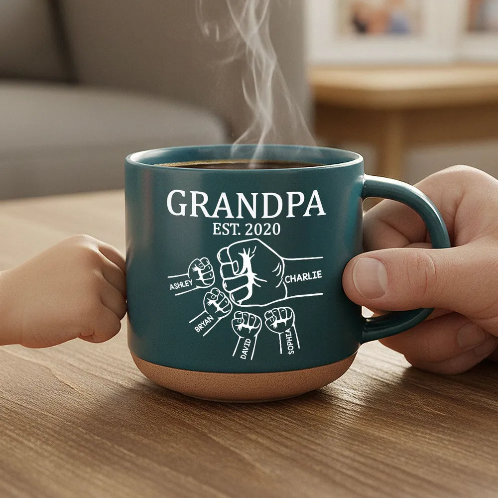 Personalized Grandpa Mug for Family - Custom Names Gift for Father's Day Cup MagicInPrints