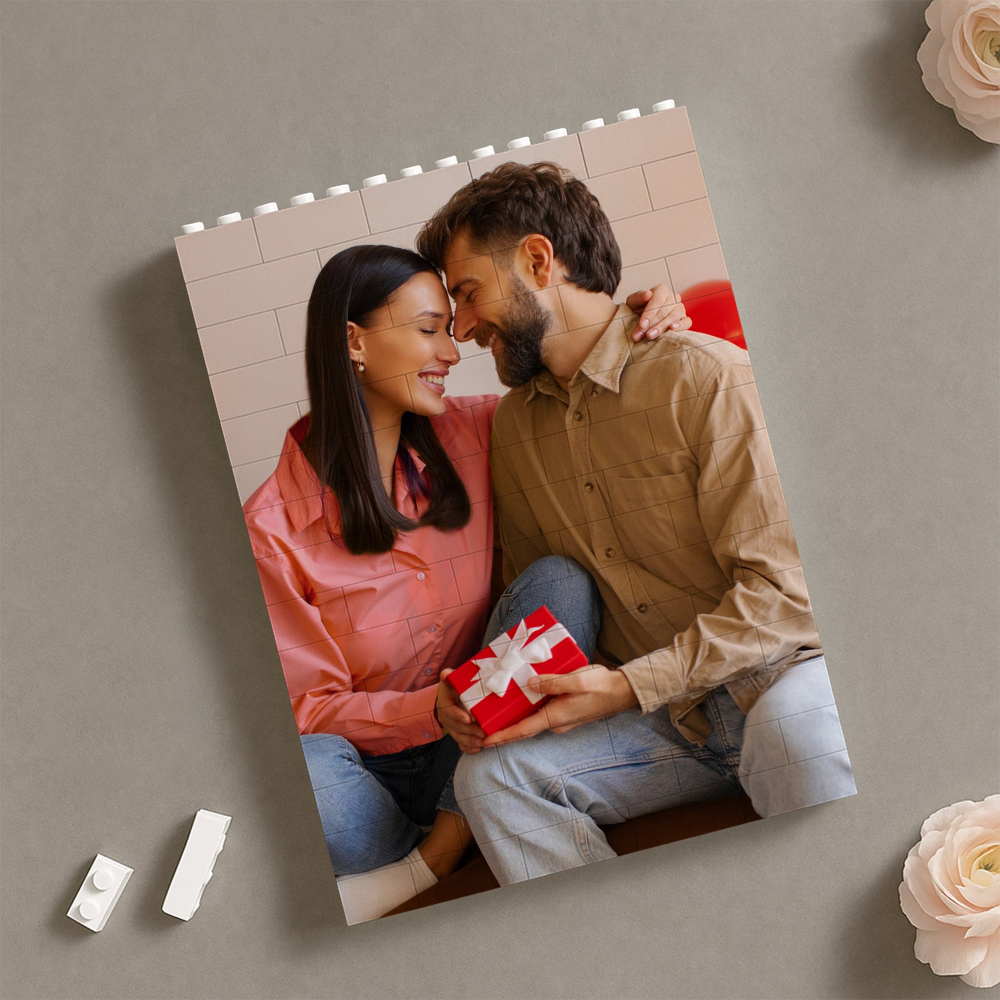 Personalized Photo Puzzle for Couples - Anniversary Gift with Custom Names Plaque MagicInPrints