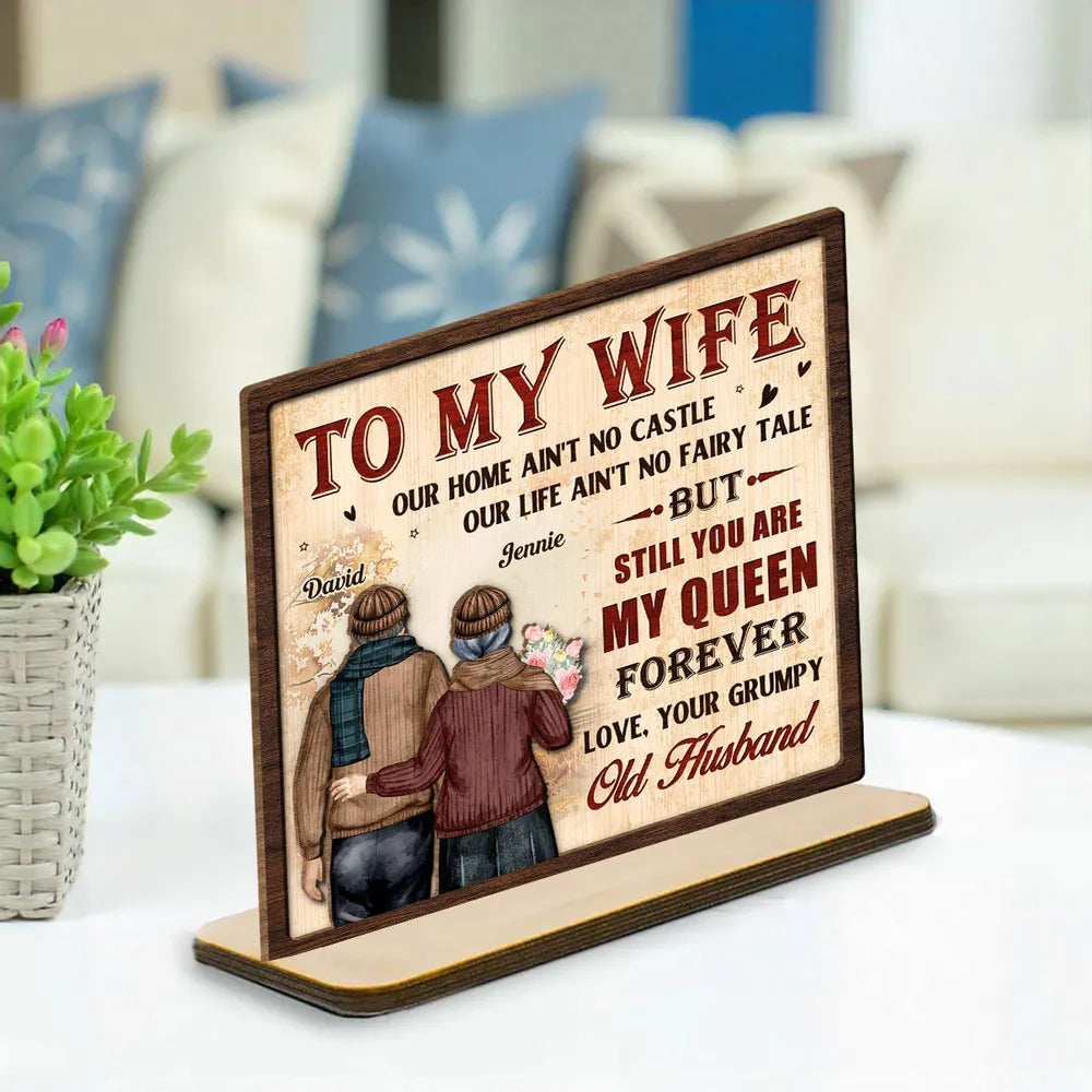Personalized Wooden Plaque for Wife - Sentimental Gift from Husband Plaque MagicInPrints