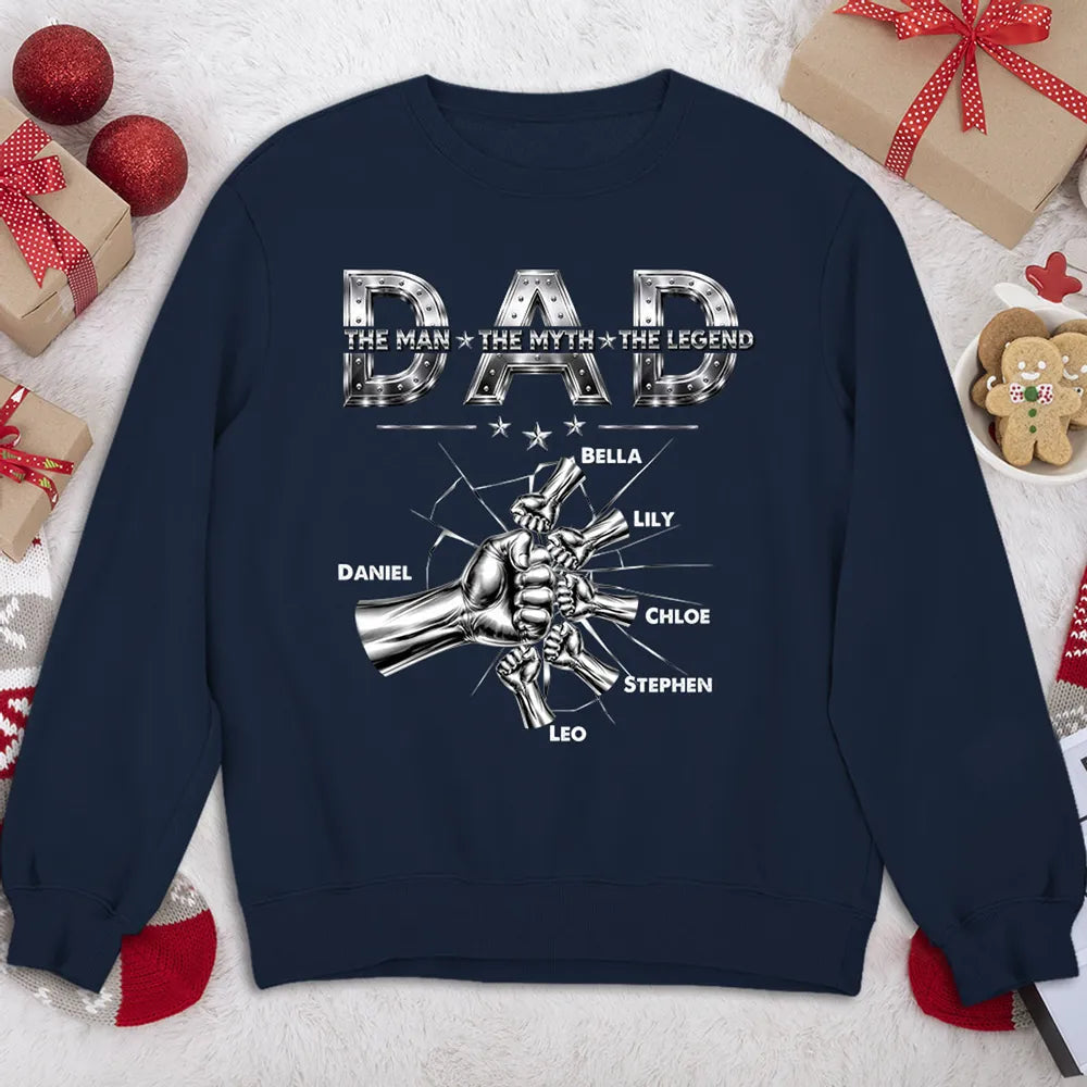 Personalized Dad T-Shirt for Fathers - The Man Myth Legend Design Cloth MagicInPrints