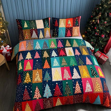 Load image into Gallery viewer, Celebrate the Season – 3-Piece Quilted Bedding Set – Gift for Homeowners and Holiday Enthusiasts Quilted Bedding Set V2 MagicInPrints
