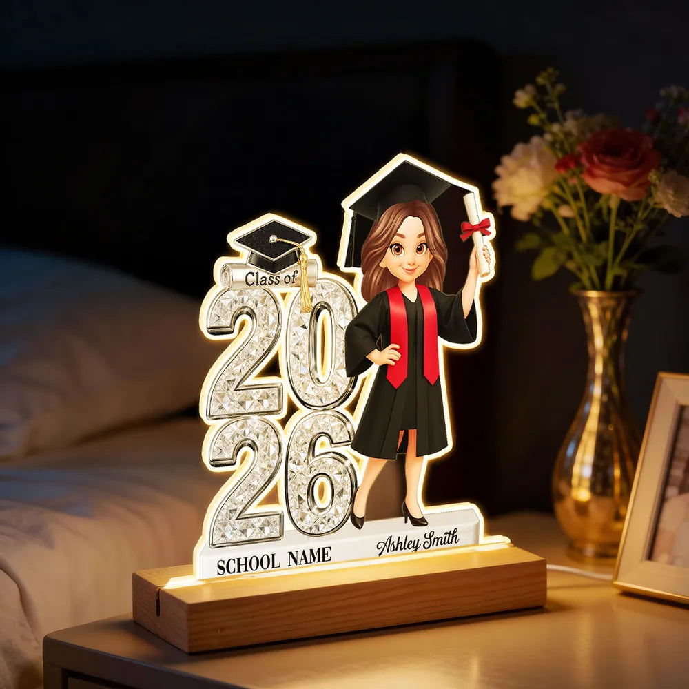 Custom Graduation Acrylic Plaque for Class of 2026 - Personalized Gift for Graduates Plaque MagicInPrints