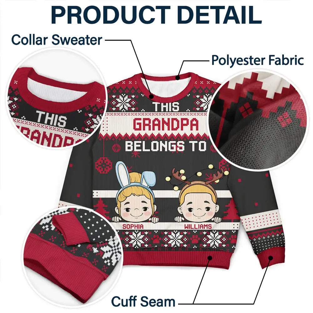 Personalized Grandma Christmas Sweater for Family - Holiday Gift Cloth MagicInPrints