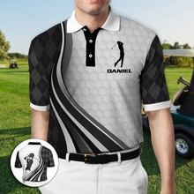 Load image into Gallery viewer, “Swing in Style!” - Personalized Golf Polo Shirt - Custom Gift for Golfers, Dads, Friends &amp; More Polo Shirts MagicInPrints
