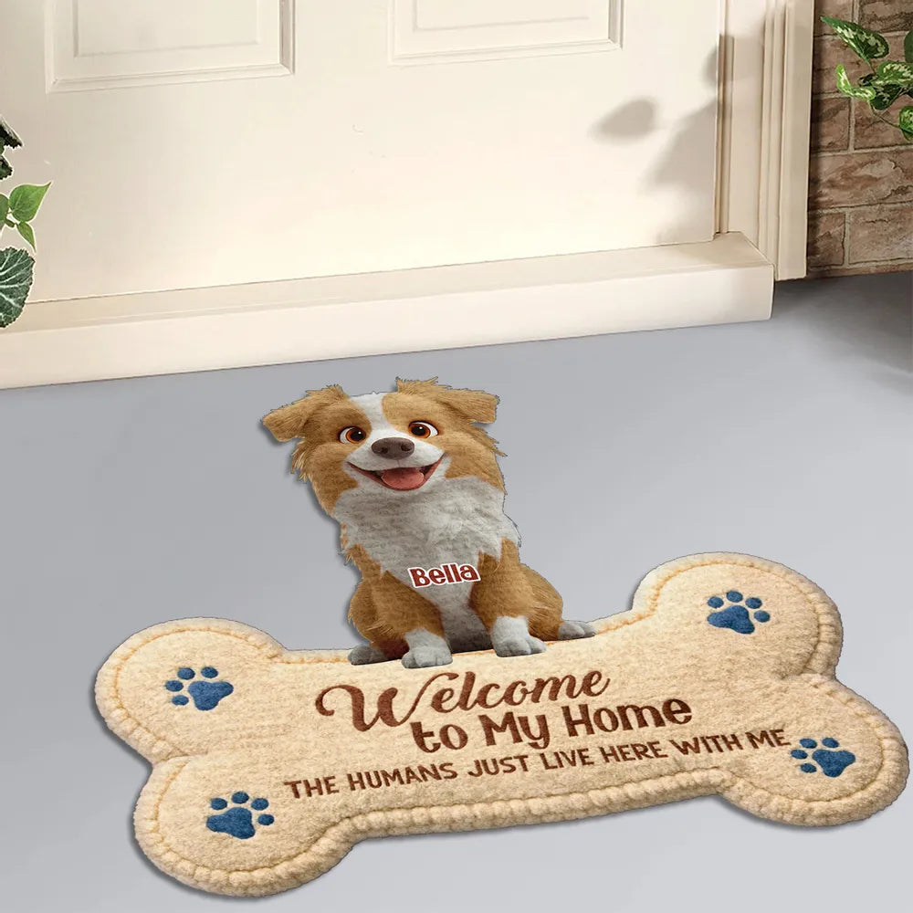 Personalized Dog Welcome Mat for Pet Lovers - Home Decor Doormat MagicInPrints