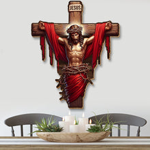 Load image into Gallery viewer, Inspirational Jesus Wood Sign - A Meaningful Gift for Any Occasion Wood Sign PopCulturePrints
