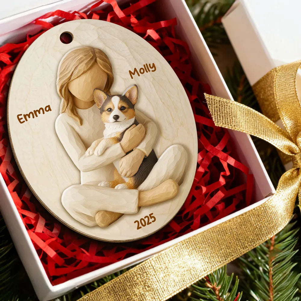 Personalized Pet Lover Ornament for Dog Owners - Christmas Keepsake Ornament MagicInPrints