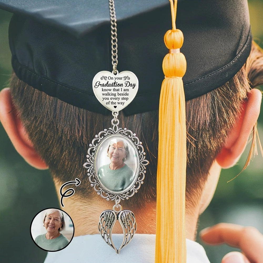 Personalized Graduation Cap Photo Charm for Students - Sentimental Keepsake Jewelry MagicInPrints