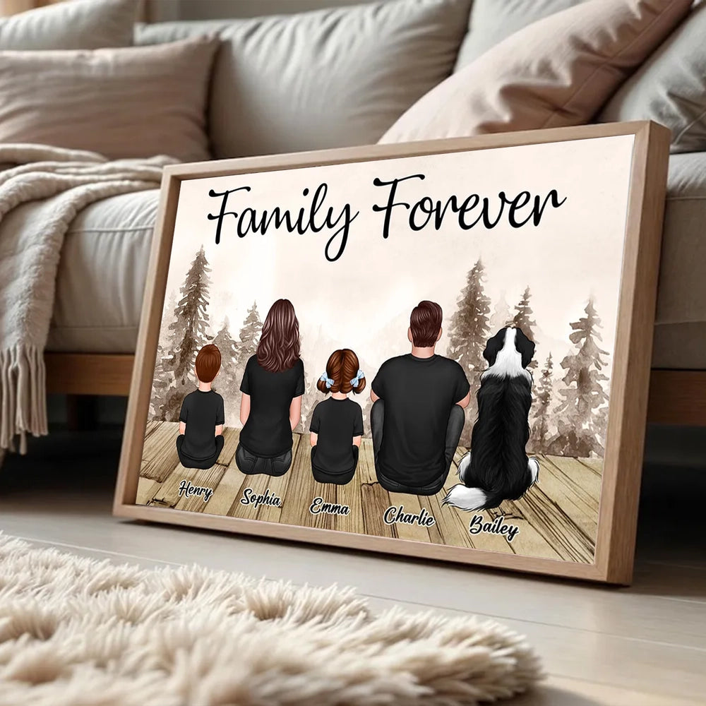 Personalized Family Canvas Wall Art for Home Decor - Sentimental Gift Poster or Canvas MagicInPrints