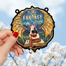 Load image into Gallery viewer, Personalized Fantasy Book Lover Suncatcher Ornament Ornament PopCulturePrints
